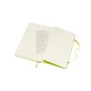 Carnet Moleskine large 130x210mm ligné couverture rigide vert citron Photo
