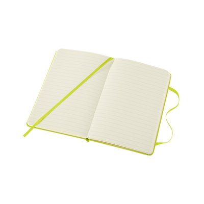Carnet Moleskine Pocket 90x140mm ligné couverture rigide vert citron