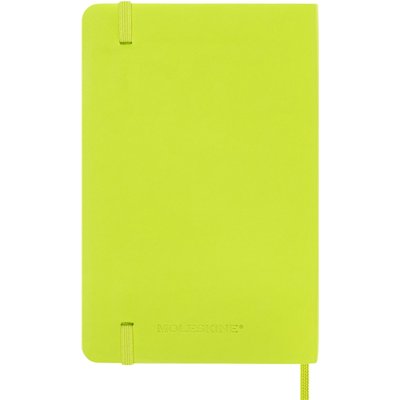 Notitieboek Moleskine pocket 90x140mm blanco soft cover lemon green