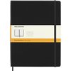 Carnet Moleskine XL 190x250mm ligné couverture rigide noir Photo