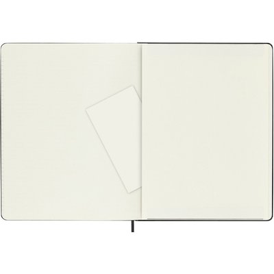 Carnet Moleskine XL 190x250mm ligné couverture rigide noir