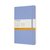 Notitieboek Moleskine large 130x210mm lijn soft cover hydrangea blue