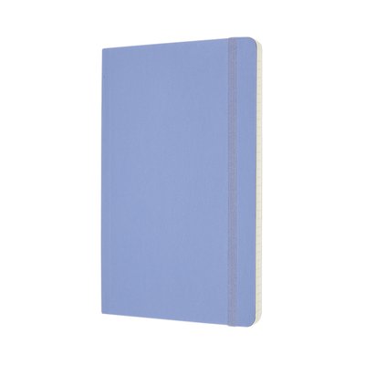 Notitieboek Moleskine large 130x210mm lijn soft cover hydrangea blue