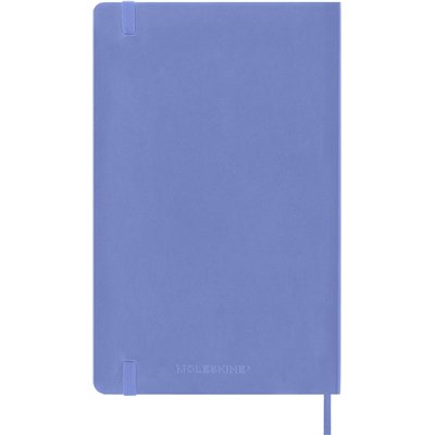 Notitieboek Moleskine large 130x210mm lijn soft cover hydrangea blue