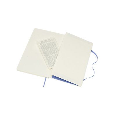 Notitieboek Moleskine large 130x210mm lijn soft cover hydrangea blue
