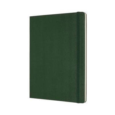 Carnet Moleskine XL 190x250mm uni couverture rigide vert myrte