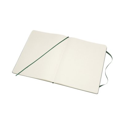 Carnet Moleskine XL 190x250mm uni couverture rigide vert myrte