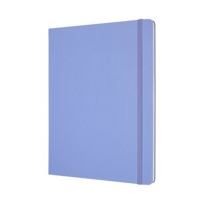 Notitieboek Moleskine XL 190x250mm lijn hard cover hydrangea blue