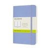 Notitieboek Moleskine pocket 90x140mm blanco soft cover hydrangea blue foto
