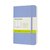 Notitieboek Moleskine pocket 90x140mm blanco soft cover hydrangea blue