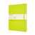 Carnet Moleskine XL 190x250mm uni couverture rigide vert citron