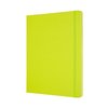 Carnet Moleskine XL 190x250mm uni couverture rigide vert citron Photo