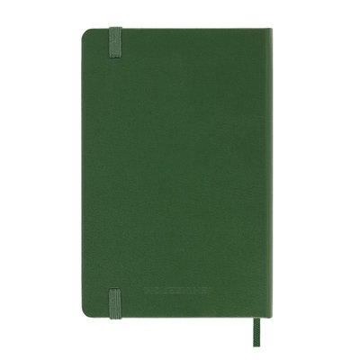 Carnet Moleskine Pocket 90x140mm uni couverture rigide vert myrte