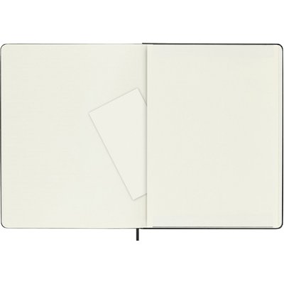 Notitieboek Moleskine XL 190x250mm blanco hard cover zwart