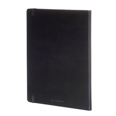 Notitieboek Moleskine XL 190x250mm blanco hard cover zwart