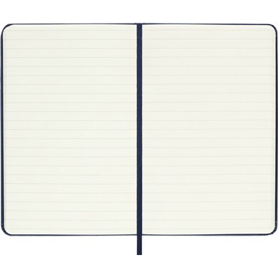 Carnet Moleskine Pocket 90x140mm ligné couverture rigide bleu saphir