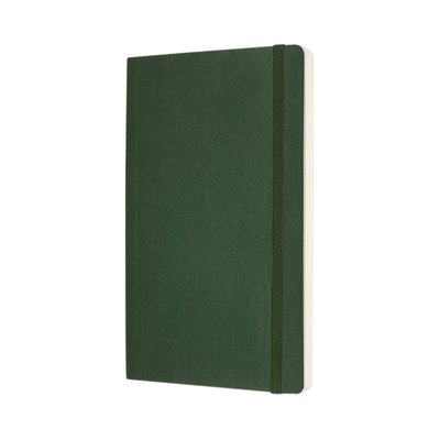 Carnet Moleskine large 130x210mm pointillé couverture souple vert myrte