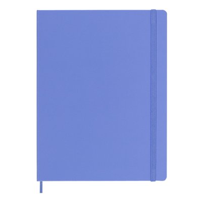 Notitieboek Moleskine XL 190x250mm blanco hard cover hydrangea blue