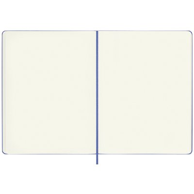 Notitieboek Moleskine XL 190x250mm blanco hard cover hydrangea blue