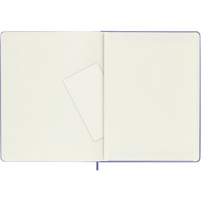Notitieboek Moleskine XL 190x250mm blanco hard cover hydrangea blue