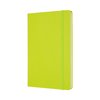 Carnet Moleskine large 130x210mm uni couverture rigide vert citron Photo
