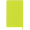 Carnet Moleskine large 130x210mm uni couverture rigide vert citron Photo