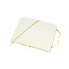 Carnet Moleskine large 130x210mm uni couverture rigide vert citron Photo
