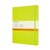Carnet Moleskine XL 190x250mm ligné couverture rigide vert citron