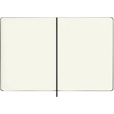 Carnet Moleskine XL 190x250mm pointillé couverture rigide noir