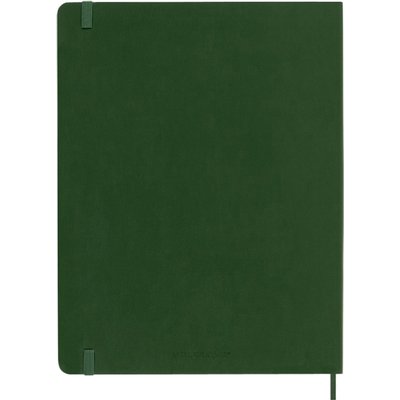 Carnet Moleskine XL 190x250mm uni couverture souple vert myrte