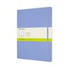 Notitieboek Moleskine XL 190x250mm blanco soft cover hydrangea blue foto