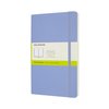 Notitieboek Moleskine large 130x210mm blanco soft cover hydrangea blue foto