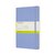 Notitieboek Moleskine large 130x210mm blanco soft cover hydrangea blue