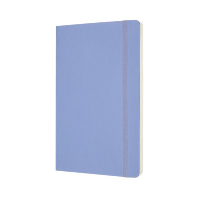 Notitieboek Moleskine large 130x210mm blanco soft cover hydrangea blue