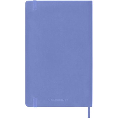 Notitieboek Moleskine large 130x210mm blanco soft cover hydrangea blue