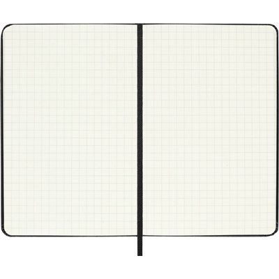 Carnet Moleskine Pocket 90x140mm carreau 5x5mm couverture rigide noir
