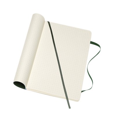 Carnet Moleskine large 130x210mm pointillé couverture souple noir