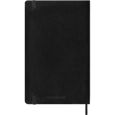 Carnet Moleskine large 130x210mm pointillé couverture souple noir