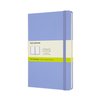 Notitieboek Moleskine large 130x210mm blanco hard cover hydrangea blue foto