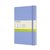 Notitieboek Moleskine large 130x210mm blanco hard cover hydrangea blue