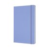 Notitieboek Moleskine large 130x210mm blanco hard cover hydrangea blue foto
