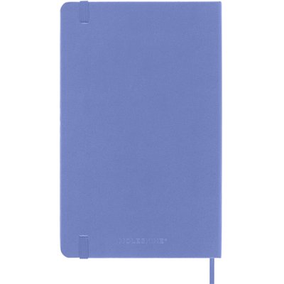Notitieboek Moleskine large 130x210mm blanco hard cover hydrangea blue