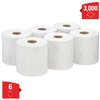 Poetspapier WypAll L10 1-laags 500 vel wit 7406 foto