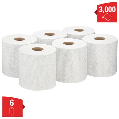 Poetspapier WypAll L10 1-laags 500 vel wit 7406