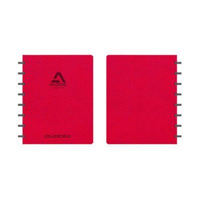 Schrift Adoc Business A5 lijn 144 pagina's 90gr rood