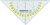 Geodriehoek Rumold 1026 160mm transparant