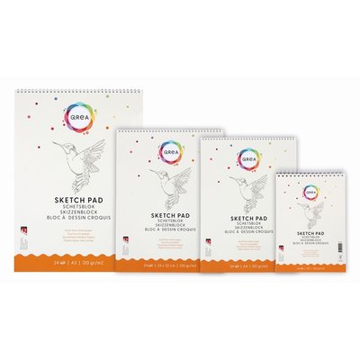 Schetsblok Qrea A3 24 vel 120gr spiraal