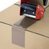 Verpakkingstape dispenser Rapesco Germ-Savvy 960 antibacterieel met bruine tape zwart foto