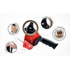 Verpakkingstape dispenser Rapesco Germ-Savvy 960 antibacterieel met bruine tape zwart foto