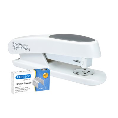 Nietmachine Rapesco Germ-Savvy Less Effort Eco Sting Ray antibacterieel wit